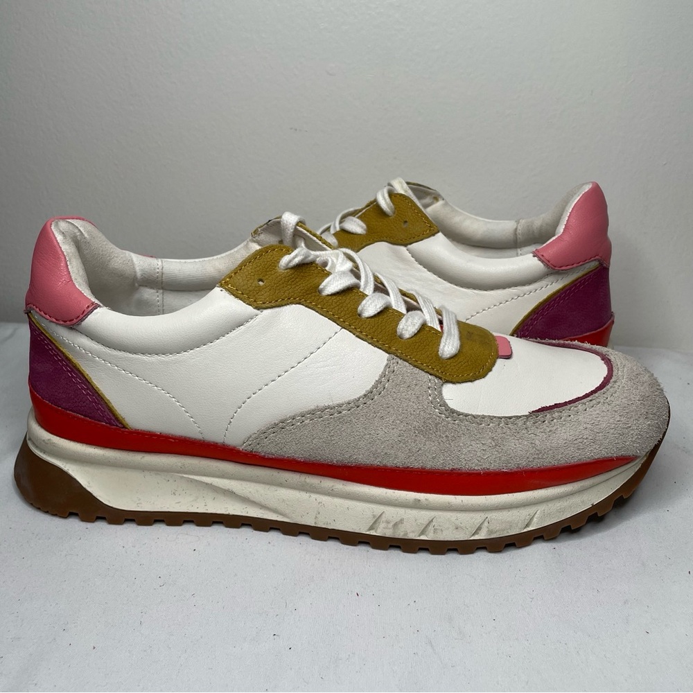 Madewell Kickoff Trainer Sneakers Women’s Size 9 Colorblock Leather MWL